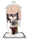 главная фотография Kyun-Chara Illustrations Bungo Stray Dogs Dead Apple Plate Keyholder: Fyodor Dostoyevsky