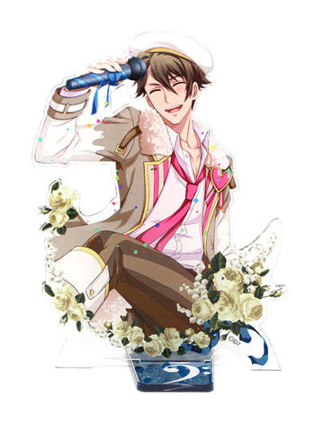 главная фотография Idolish 7 Accessory Stand & Can Badge Set: Tsunashi Ryuunosuke