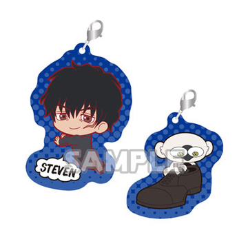 главная фотография Blood Blockade Battlefront & BEYOND Nikoriru! Acrylic Charm: Steven & Sonic