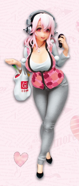 главная фотография Super Sonico Anniversary Figure: Super Sonico-san (31) Pink Ver.