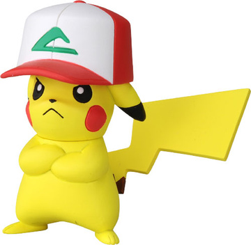 главная фотография Pokemon MonColle EX 20th Anniversary Satoshi no Pikachu: Pikachu Pokemon League Expo hat ver.