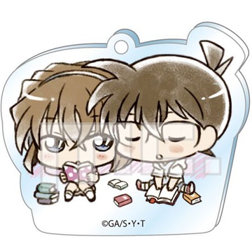 главная фотография Detective Conan Have fun! Series Acrylic Keychain: Conan & Haibara