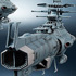 Kikan Taizen U.N.C.F.D-1 Dreadnought Class Set of 2