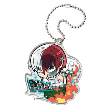 главная фотография Pita! Deforme ~My Hero Academia Genkai Toppa~ Acrylic Keychain: Shouto Todoroki