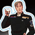 Legend of the Galactic Heroes Acryl Stand Figure: Alex Cazellnu