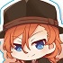 Bungo Stray Dogs DEAD APPLE Gyugyutto Acrylic Keychain: Chuuya Nakahara