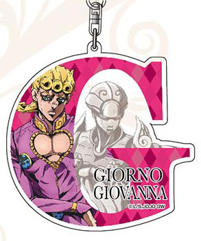 главная фотография JoJo's Bizarre Adventure Golden Wind Acrylic Keychain 01: Giorno Giovanna