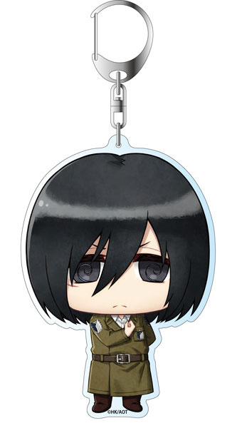 главная фотография Attack on Titan Deka Keychain Chimi Chara: Mikasa Ackerman