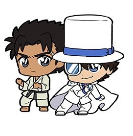 главная фотография Detective Conan ChokoKawa Twin Rubber Strap Vol. 3: Kyougoku Makoto & Kid the Phantom Thief