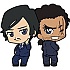 Detective Conan ChokoKawa Twin Rubber Strap Vol. 3: Morofushi Takaaki & Yamato Kansuke