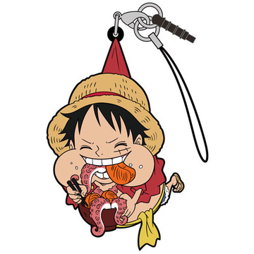 главная фотография One Piece Tsumamare Pinched Strap: Monkey D. Luffy Full Stomach Ver.