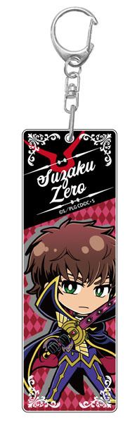 главная фотография Code Geass Lelouch of the Rebellion Acrylic Slim Keychain: Suzaku Zero