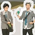 Haikyuu!! Acrylic Stand E: Bokuto and Akaashi