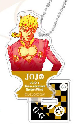 главная фотография JoJo's Bizarre Adventure Golden Wind Stand Mini Acrylic Keychain: Giorno Giovanna