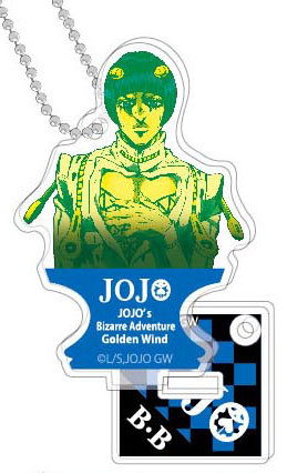 главная фотография JoJo's Bizarre Adventure Golden Wind Stand Mini Acrylic Keychain: Bruno Bucciarati