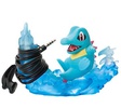 фотография Pokemon Desk de Oyakudachi Figure 3: Totodile: Aqua Tail Cord reel