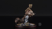 фотография Q-Fig Diorama Rocket & Groot