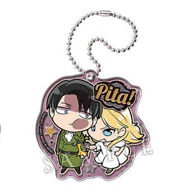 главная фотография Pita! Deforme Attack on Titan Season3 Acrylic Keychain Vol.2: Levi and Historia