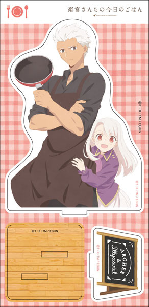 главная фотография Emiya-san Chi no Kyou no Gohan Acrylic Stand: Archer & Illyasviel