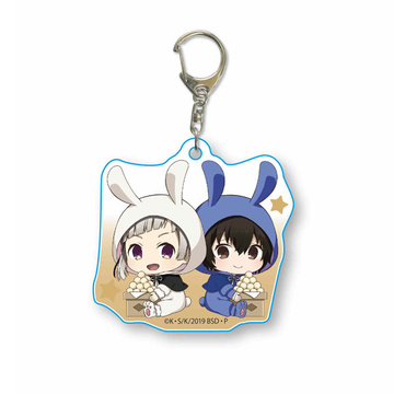 главная фотография Gyugyutto Acrylic Keychain Bungou Stray Dogs Bunny Ear ver.: Nakajima & Dazai