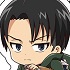 TV Anime Attack on Titan Season 3 Gororin Acrylic Keychain: Levi Ackerman