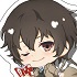 Bungo Stray Dogs Pop Chara Diecut AcrKey: Osamu Dazai