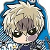 One Punch Man Pita! Deforme Acrylic Keychain: Genos