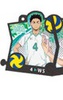 фотография Haikyuu!! Rubber Coaster Key Chain: Iwaizumi Hajime 