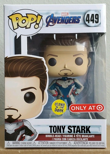 главная фотография POP! Marvel Avengers Endgame #449 Tony Stark Glow in the Dark Ver.