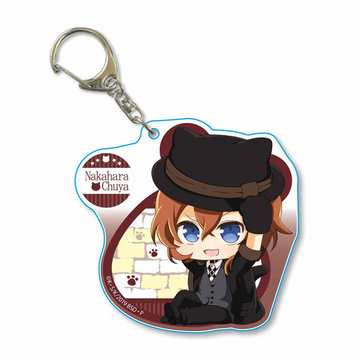 главная фотография Nekokaburi Choi Deka Acrylic Keychain Bungo Stray Dogs: Chuya Nakahara