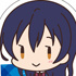 Love Live! Oname Pitanko Acrylic Keychain Mu's: Umi Sonoda