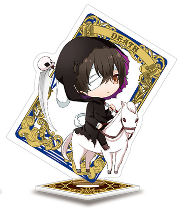 главная фотография Bungo Stray Dogs Tarot Motif Acrylic Stand: Osamu Dazai Kuro no Jidai Ver. (The Death)