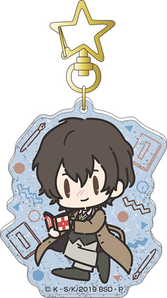 главная фотография Bungo Stray Dogs Acrylic Keychain Retro Chibi Chara: Osamu Dazai