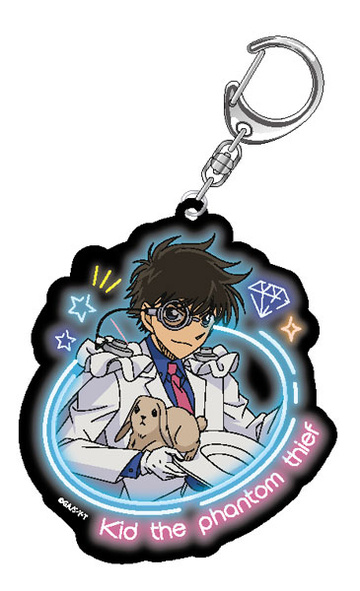 главная фотография Detective Conan Neon Art Series Acrylic Keychain: Kid the Phantom Thief