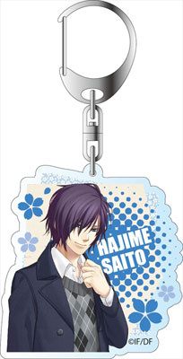 главная фотография Hakuouki SSL sweet school life Acrylic Keychain: Hajime Saitou