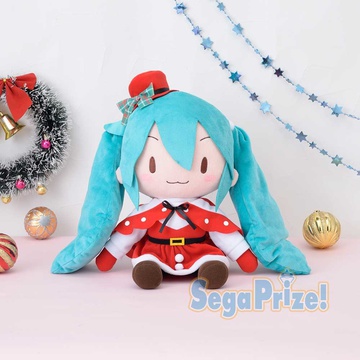 главная фотография Mega Jumbo Fuwa Fuwa Nuigurumi Hatsune Miku Christmas Ver.