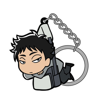 главная фотография Haikyuu!! TO THE TOP Rubber Keychain Tsuugaku Ver. Keiji Akaashi