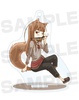 фотография Spice and Wolf & Wolf and Parchment Trading Acrylic Stand Keychain: Holo