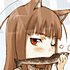 Spice and Wolf & Wolf and Parchment Trading Acrylic Stand Keychain: Holo