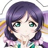 Love Live! Deka Keychain Summer Uniform ver.: Nozomi Tojo