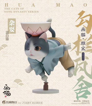 главная фотография Lovely Cats' Emakimono Gabyou Gasou Trading Figure Vol.2 Kouran Gasha Set: Acrobatic Performer