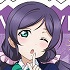 Love Live! School Idol Festival ALL STARS Deka Keychain Winter School Uniform ver.: Nozomi Tojo