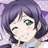 Love Live! School Idol Festival ALL STARS Deka Keychain Vol.4: Nozomi Tojo