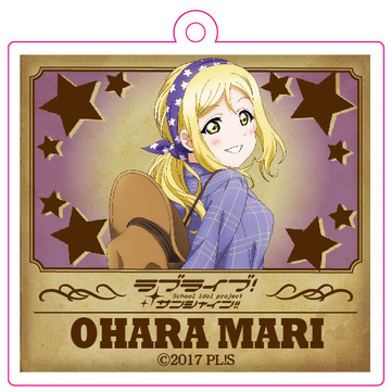 главная фотография Love Live! Sunshine!! Acrylic Keychain American Old West Style Illustration: Mari Ohara