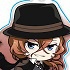 Action Acrylic Keychain Bungo Stray Dogs: Chuuya Nakahara