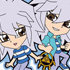 Yu-Gi-Oh! Duel Monsters Pair Rubber Strap Collection Vol.2: Yami Bakura & Ryou Bakura