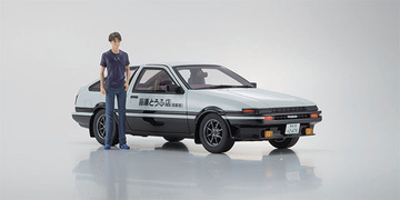 главная фотография Initial D The Movie Toyota Sprinter Trueno With Takumi Fujiwara Resin Model