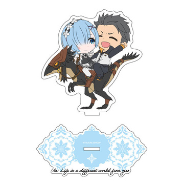 главная фотография Re:ZERO -Starting Life in Another World- CharaRIDE Acrylic Stand: Subaru & Rem on Patrasche