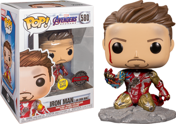 главная фотография POP! Marvel #580 I Am Iron Man Glow-in-the-Dark Deluxe Pop! Exclusive
