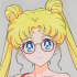 Bishoujo Senshi Sailor Moon Eternal x JINS Collaboration Glasses Stand: Tsukino Usagi